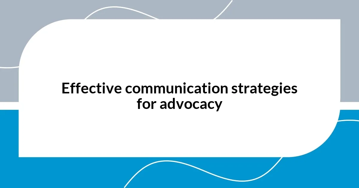 Building Effective Coalitions